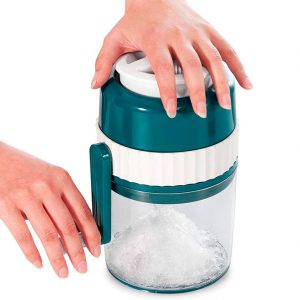 Picadora de Hielo Manual y Máquina de Granizado, Portátil y Sin BPA