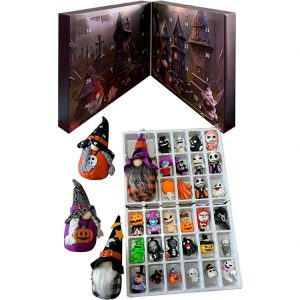 Calendario de Adviento de Halloween con 31 Figuras de Terror