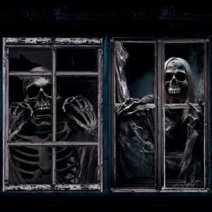 Cortinas de Fantasma de Halloween 79x120 cm - Decoración
