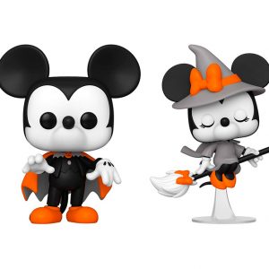 Funko Pop! 2 Figuras de Halloween Mickey y Minnie Bruja