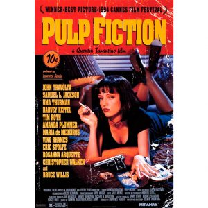 Poster Pulp Fiction Madera