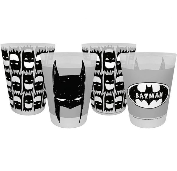 Vaso Batman para Niños - 4 Unidades