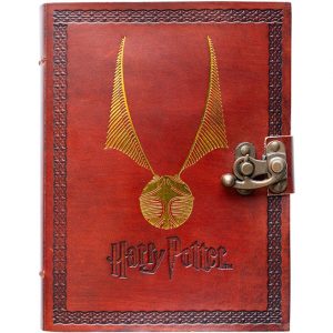Cuaderno de cuero Harry Potter 13x18 cm