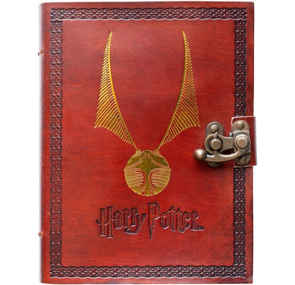 Cuaderno de cuero Harry Potter 13x18 cm
