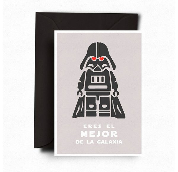 Tarjeta Día del Padre Star Wars: Original y Divertida