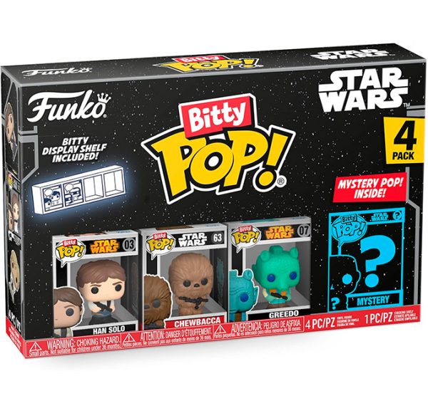 Funko Bitty POP! Star Wars - Pack de 4 Figuras Coleccionables