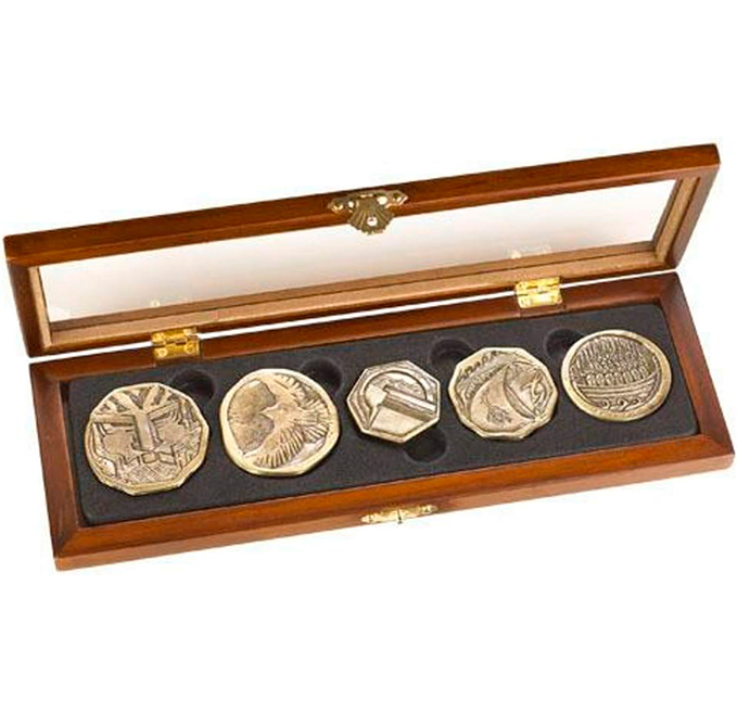 Monedas del tesoro de los enanos de El Hobbit