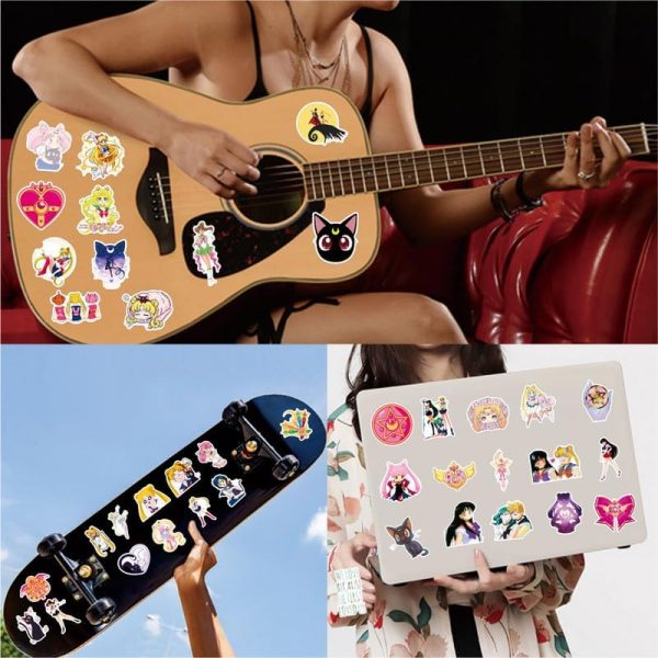 50 Pegatinas de Sailor Moon Impermeables - Imagen 3