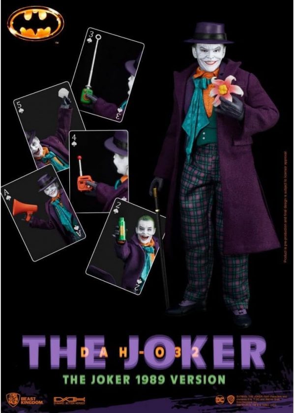 Figura de Acción El Joker 1989 - Beast Kingdom DAH-032 - Imagen 6