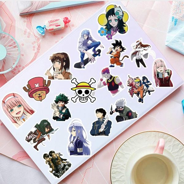200 Pegatinas Divertidas de Anime Japonés - Imagen 7