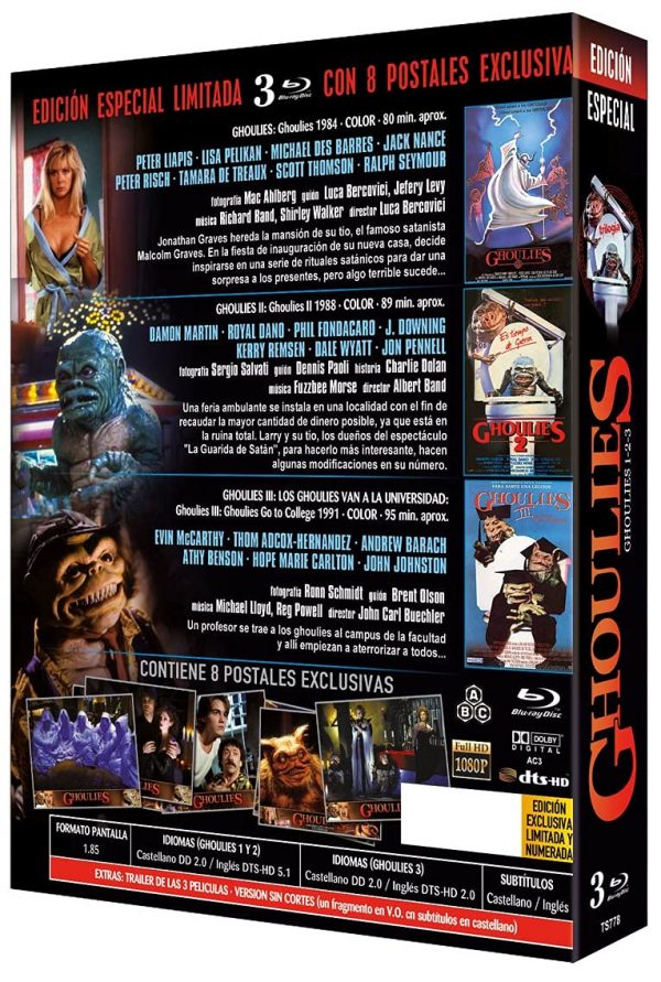 Ghoulies 1-2-3 Edición Especial Limitada - Imagen 2