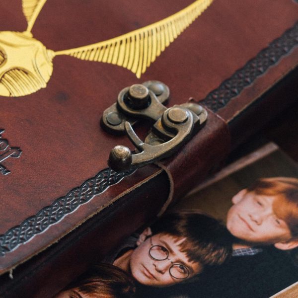 Cuaderno de cuero Harry Potter 13x18 cm - Imagen 3