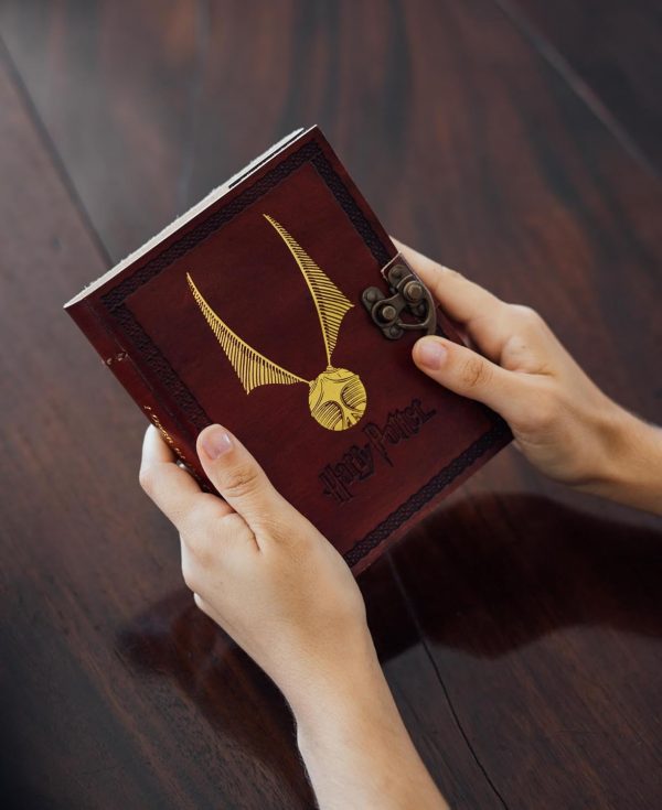 Cuaderno de cuero Harry Potter 13x18 cm - Imagen 4