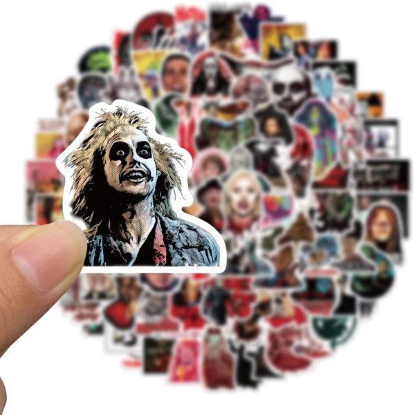 100 Pegatinas de Películas de Terror Impermeables - Imagen 2
