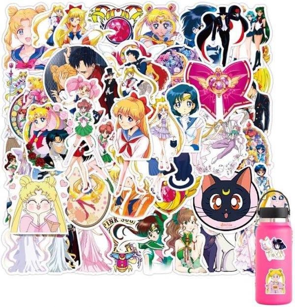 50 Pegatinas de Sailor Moon Impermeables - Imagen 4