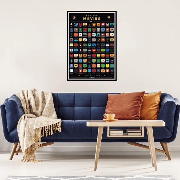 Póster de las 100 Mejores Películas para Rascar - Imagen 2