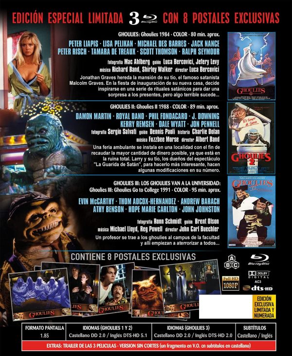 Ghoulies 1-2-3 Edición Especial Limitada - Imagen 3