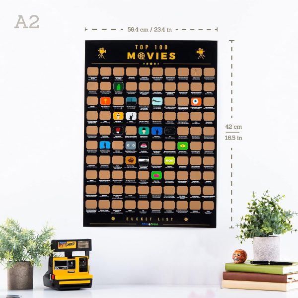 Póster de las 100 Mejores Películas para Rascar - Imagen 3