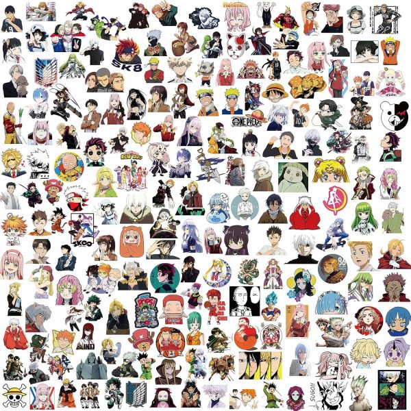 200 Pegatinas Divertidas de Anime Japonés - Imagen 6