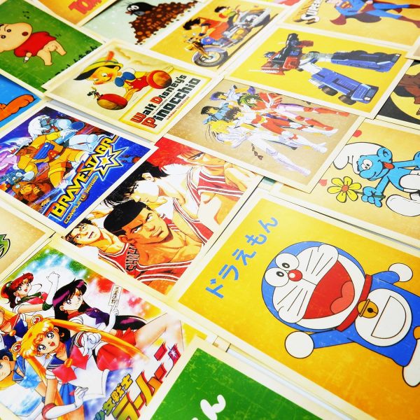 Postales Anime Vintage: 32 Unidades de 14x10 cm - Imagen 5